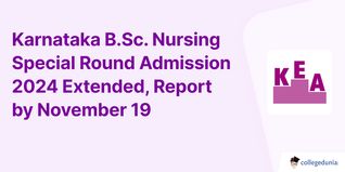 Karnataka B.Sc. Nursing Special Round Admission 2024 Extended, Report by November 19